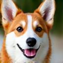 Sophie met haar Corgi Bella