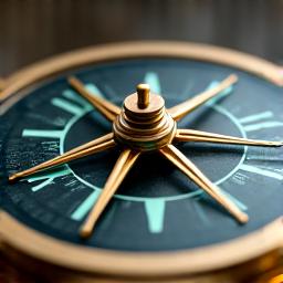 羅針盤のクローズアップ